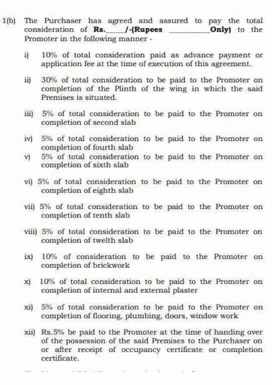 orchid Construction Linked Payment (CLP) Payment Plan