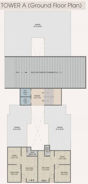  bliss Tower A Cluster Plan