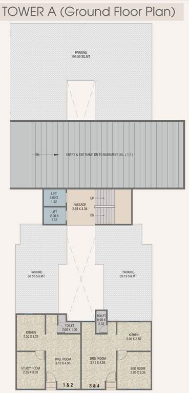  bliss Tower A Cluster Plan