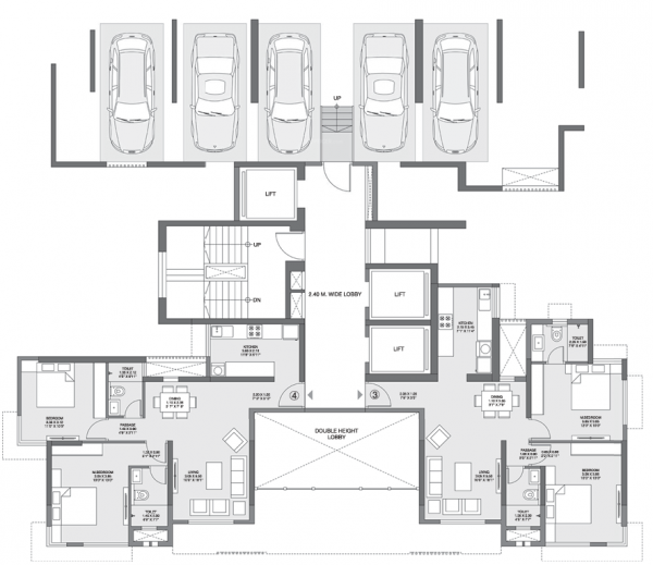  nest Wing A Cluster Plan for 1st Floor