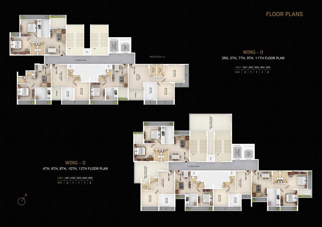  imperia Wing D  Residential Cluster Plan