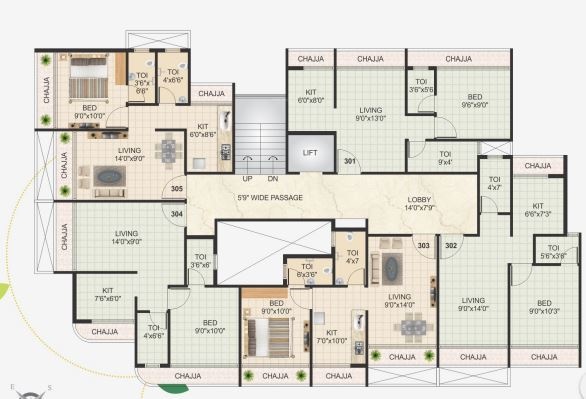  elanza Elanza Cluster Plan