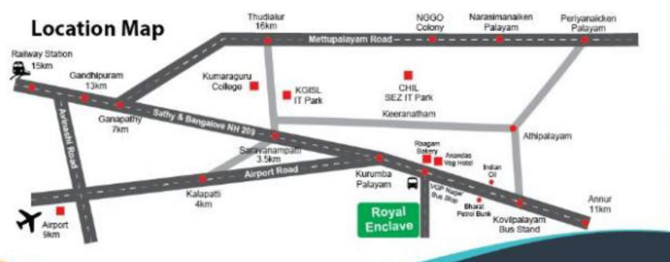  royal enclave Location Plan