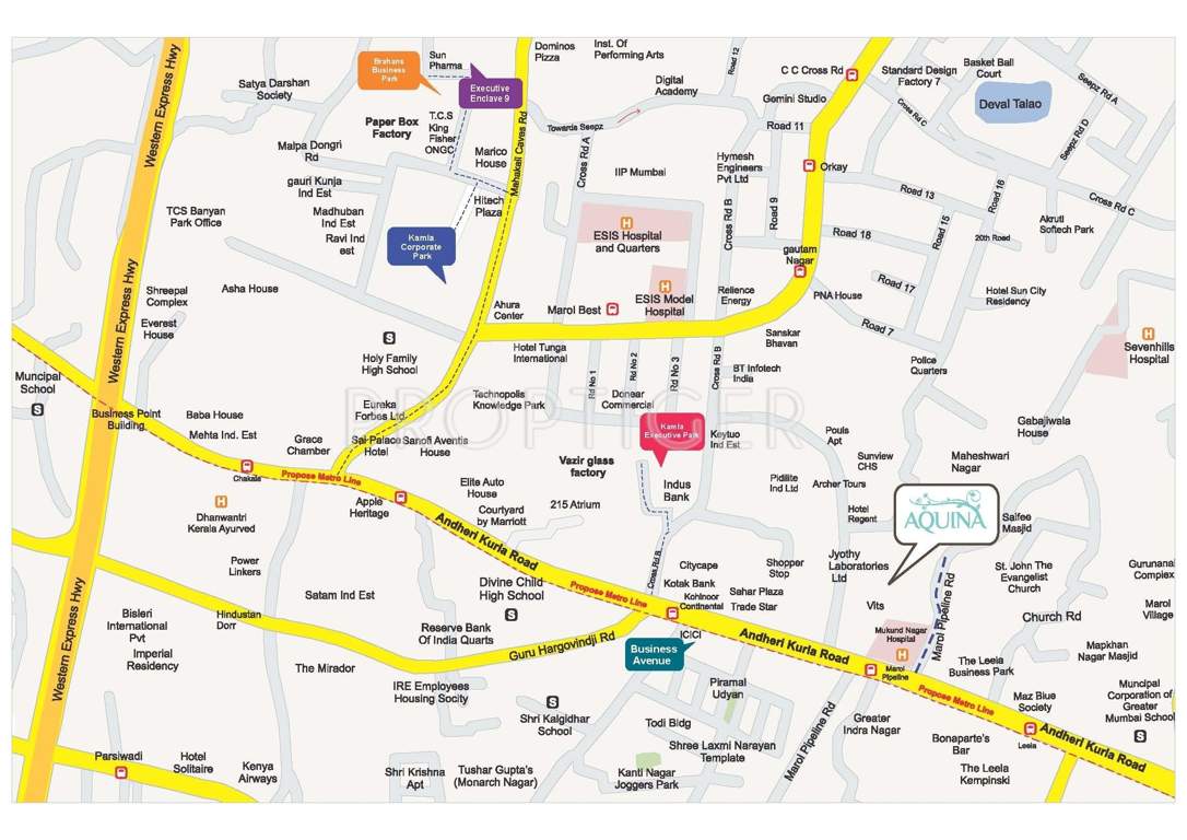 aquina Images for Location Plan of Kamla Aquina