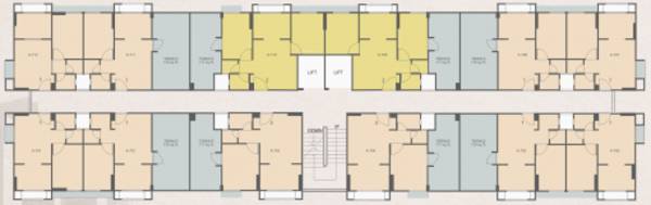  omshanti-raj-niwas Block A Cluster Plan