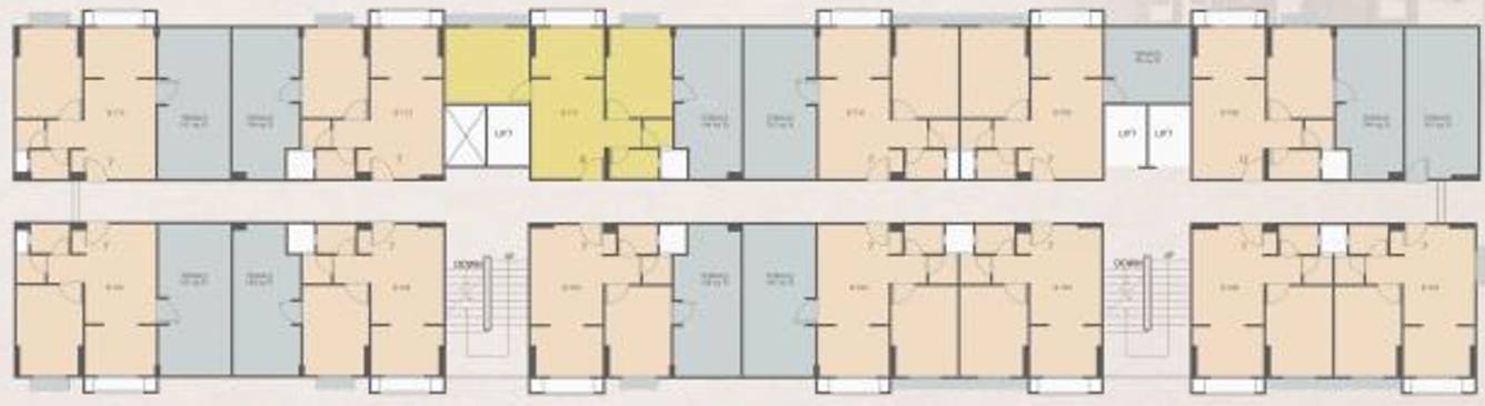  omshanti raj niwas Block B Cluster Plan