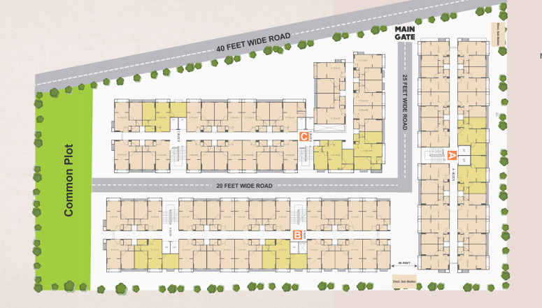  omshanti raj niwas Master Plan