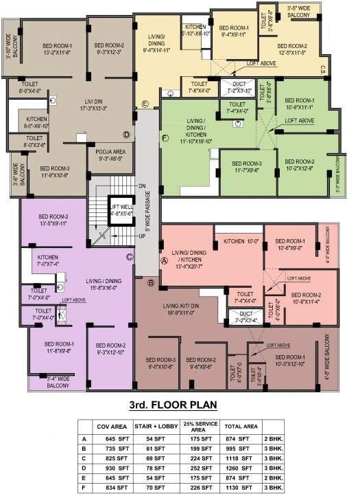  radharani apartment Radharani Apartment Cluster Plan