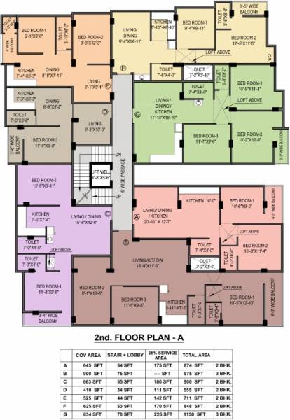  radharani-apartment Radharani Apartment Cluster Plan