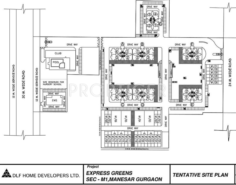 express greens Images for Layout Plan of DLF Express Greens