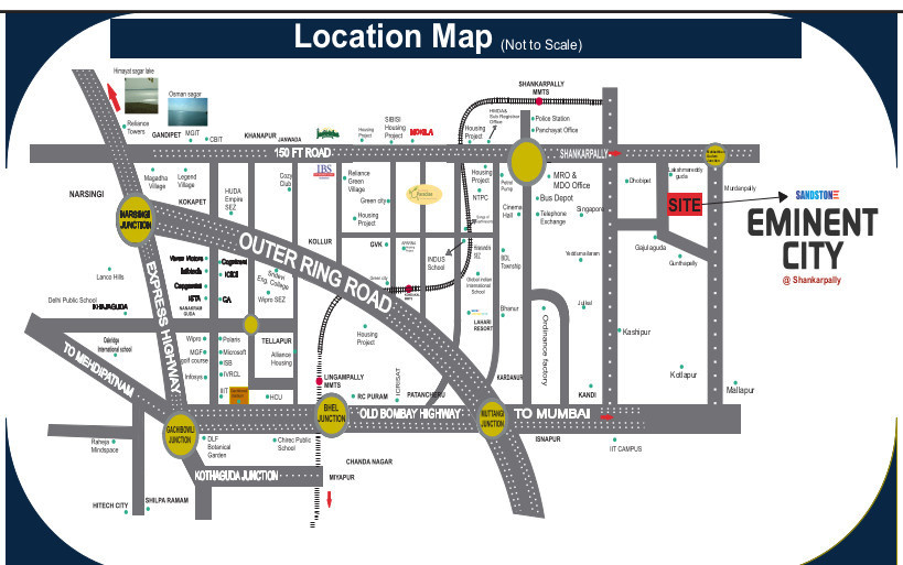  eminent city Location Plan