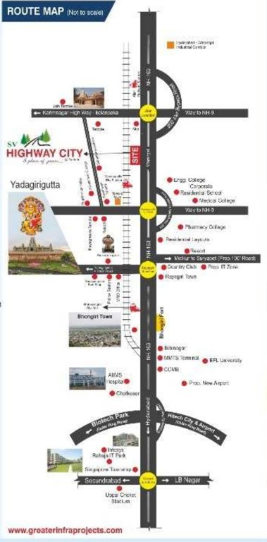  highway city Location Plan