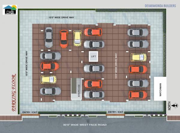  pride Devarakonda Pride Cluster Plan for ground Floor