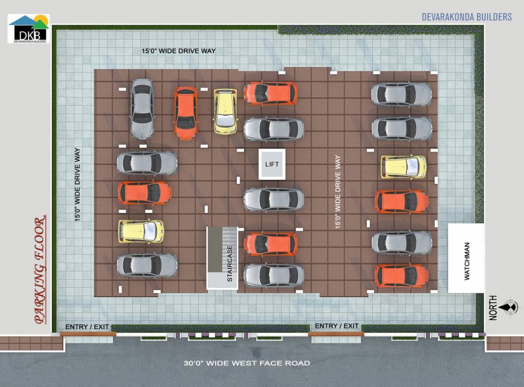 pride Devarakonda Pride Cluster Plan for ground Floor