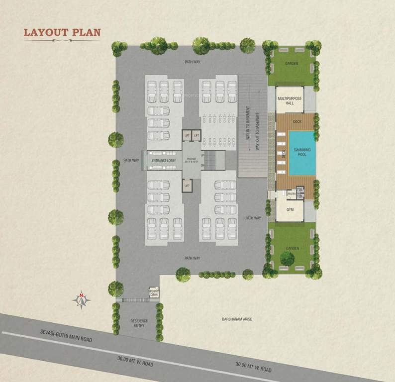  red coral hamptons Layout Plan