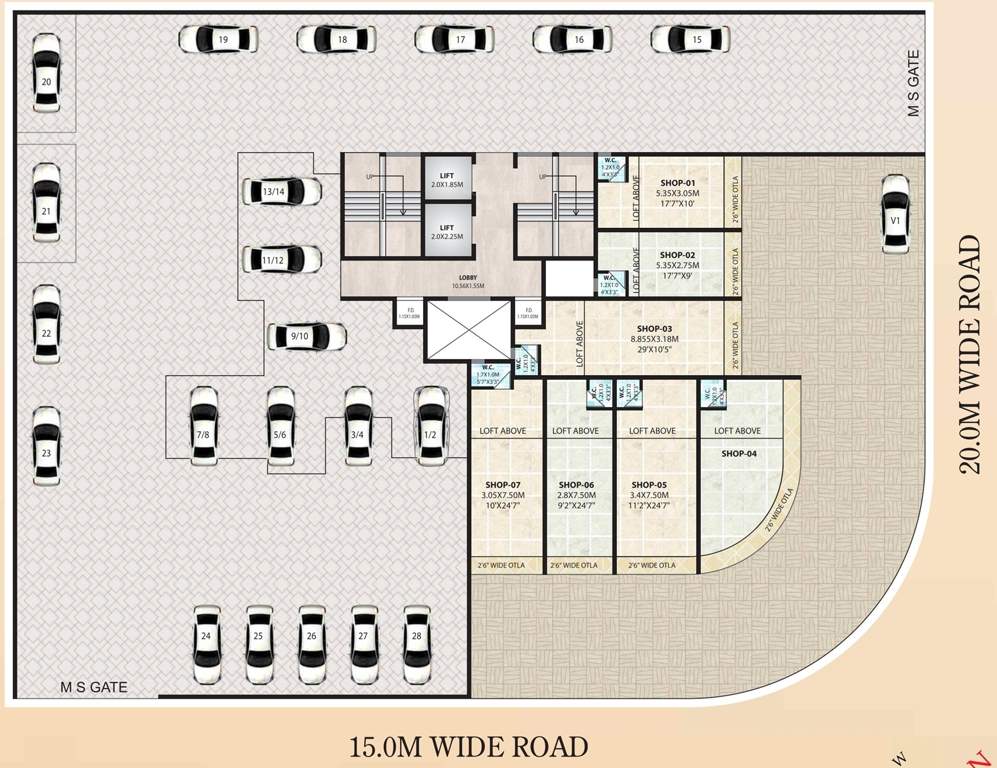  sapphire Tejas Sapphire Cluster Plan for ground Floor