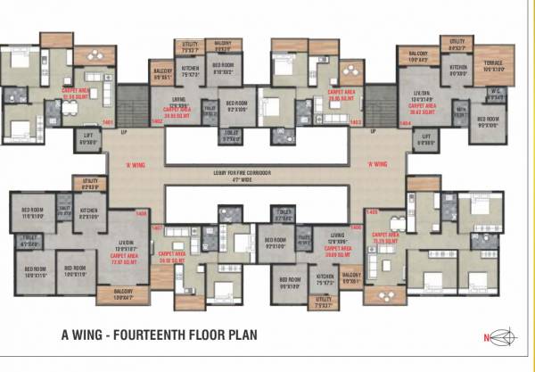  atharva-heights A Wing Cluster Plan