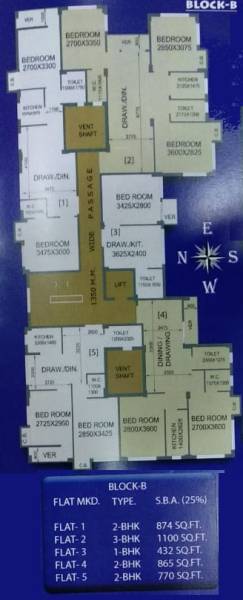  surakha-residency-1 Block A Cluster Plan
