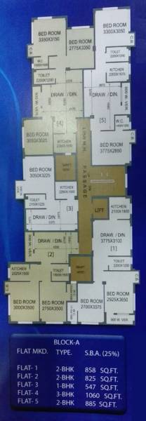  surakha-residency-1 Block A Cluster Plan