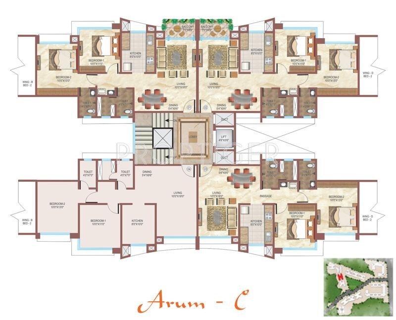 Images for Cluster Plan of Rajhans Kshitij