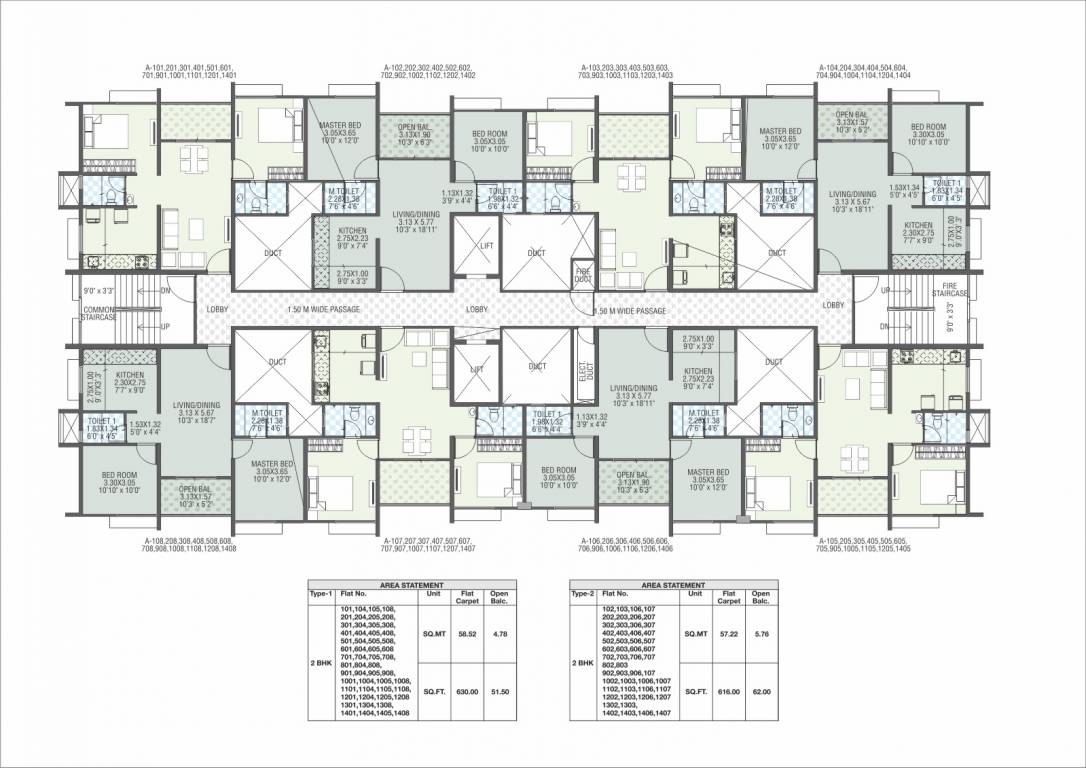  green life B Cluster Plan
