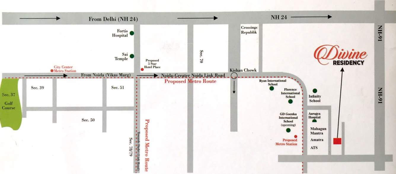  divine residency Images for locationPlan
