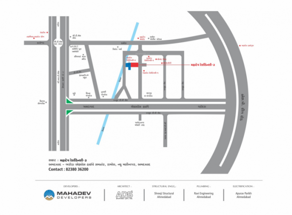  mahadev-residency-3 Location Plan