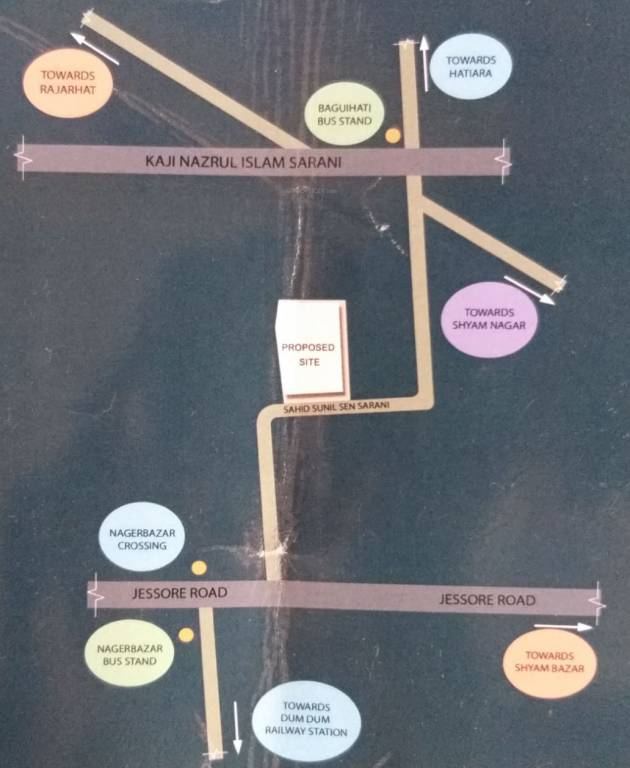  dishari enclave Location Plan