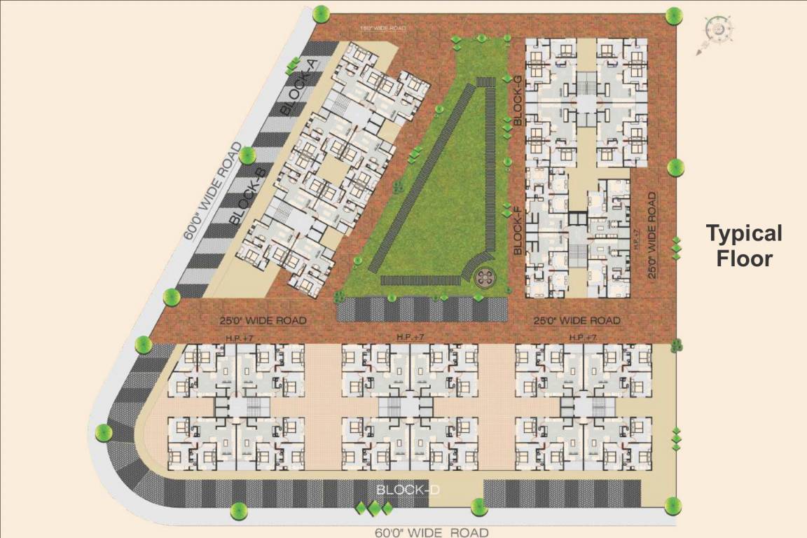  mangla gauri residency A Cluster Plan
