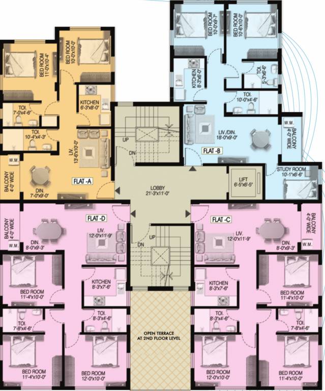 balaji residency Cluster Plan