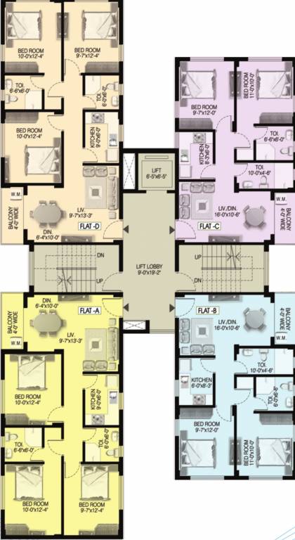 balaji residency Cluster Plan