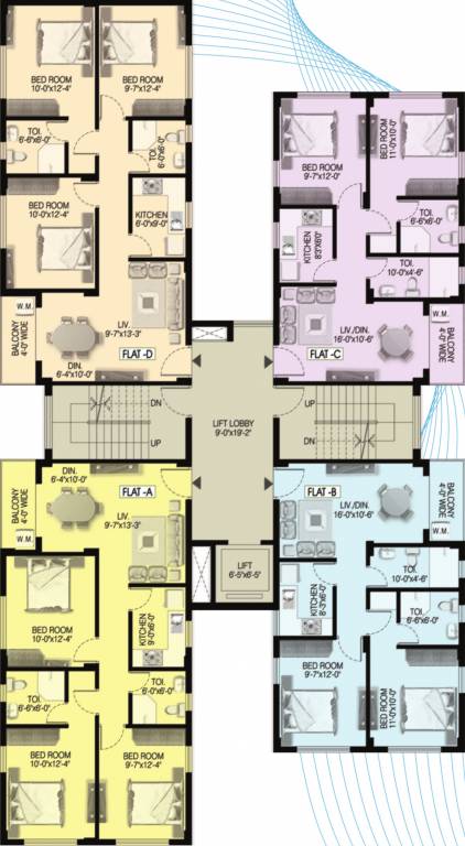 balaji residency Cluster Plan