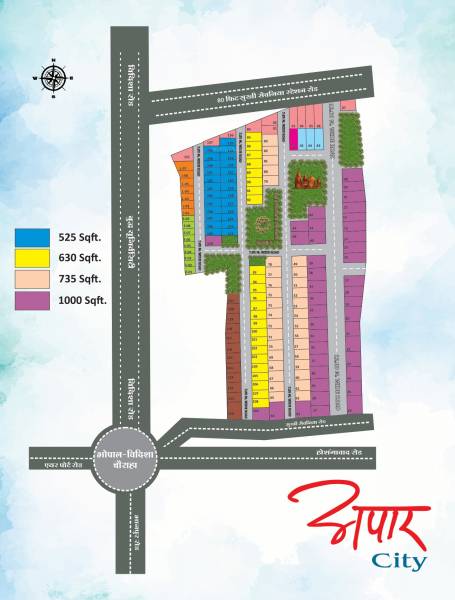 Layout Plan apaar-city Layout Plan
