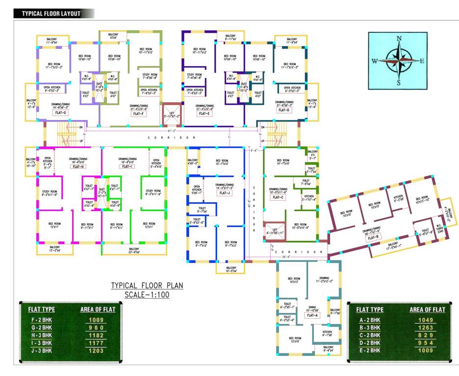 geetanjali residency Geetanjali Residency Cluster Plan