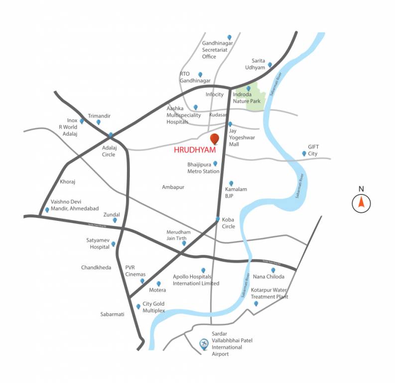  hrudhyam Location Plan