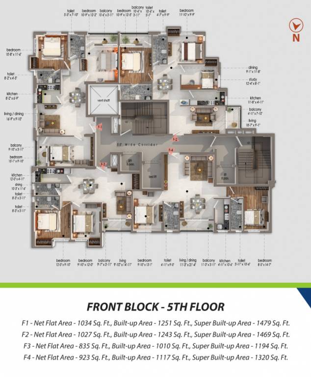  lux insignia Cluster Plan