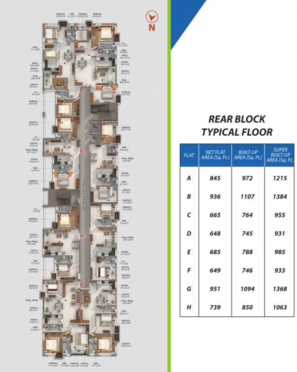  lux insignia Cluster Plan
