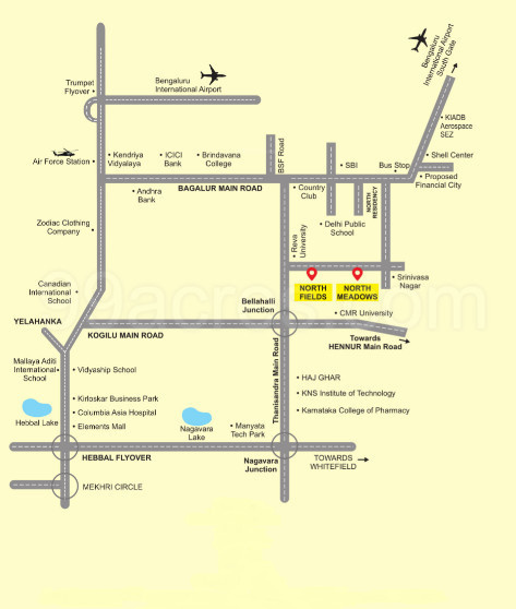  north meadows Location Plan