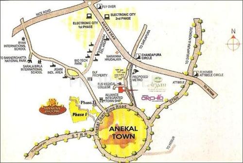  aryan-orchid Images for Location Plan of Aryan Aryan Orchid