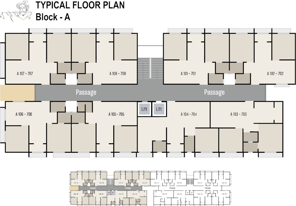  shri hari greens Block A Cluster Plan