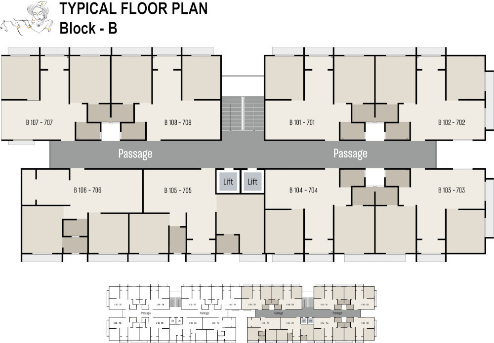  shri hari greens Block B Cluster Plan
