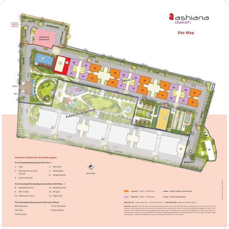  daksh phase i and ews lig block Master Plan