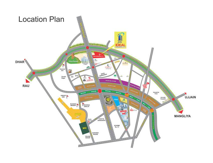  paramount city Location Plan