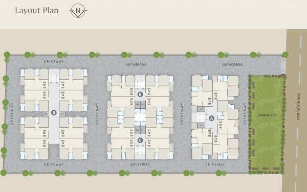  paavan-residency Layout Plan