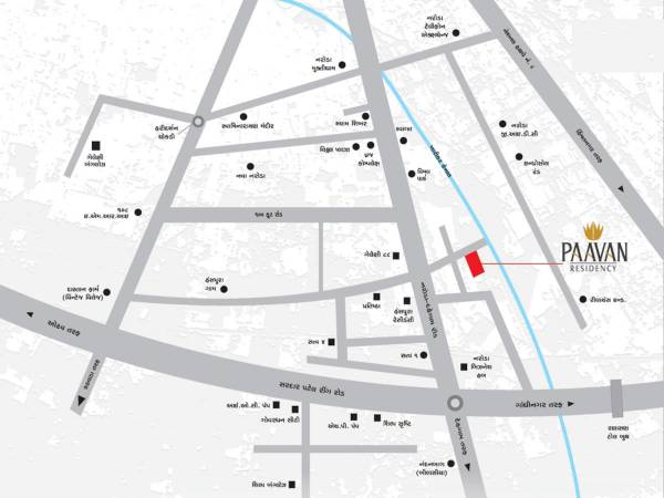  paavan-residency Location Plan
