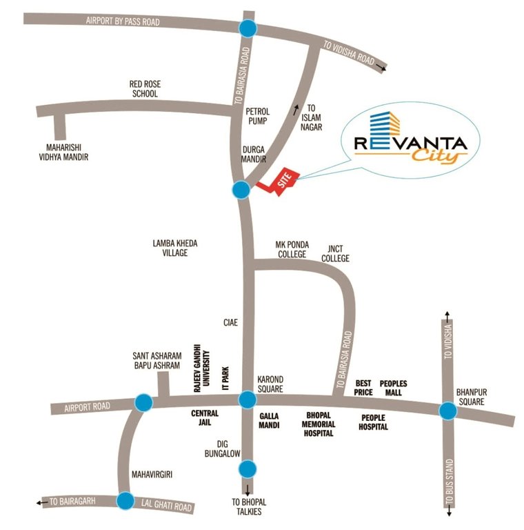  revanta city Location Plan