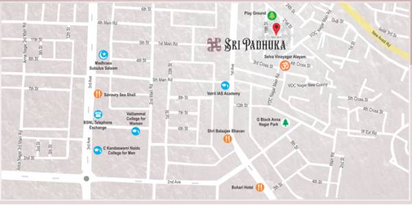  sri-padhuka Images for locationPlan