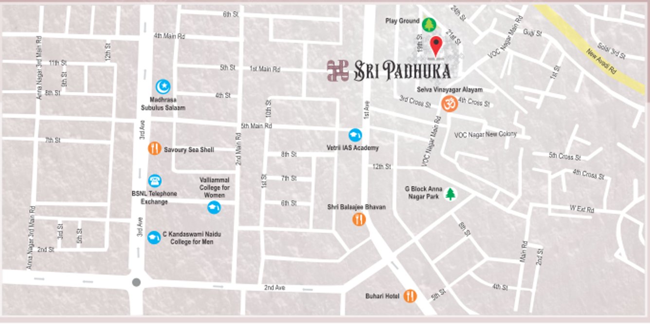  sri padhuka Images for locationPlan