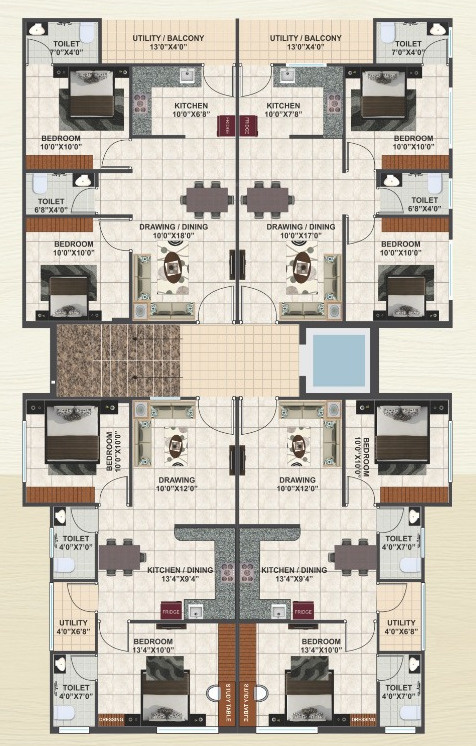  gagan palace Cluster Plan