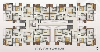  proximus Building Cluster Plan